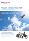 On board gas generating system for military aerospace