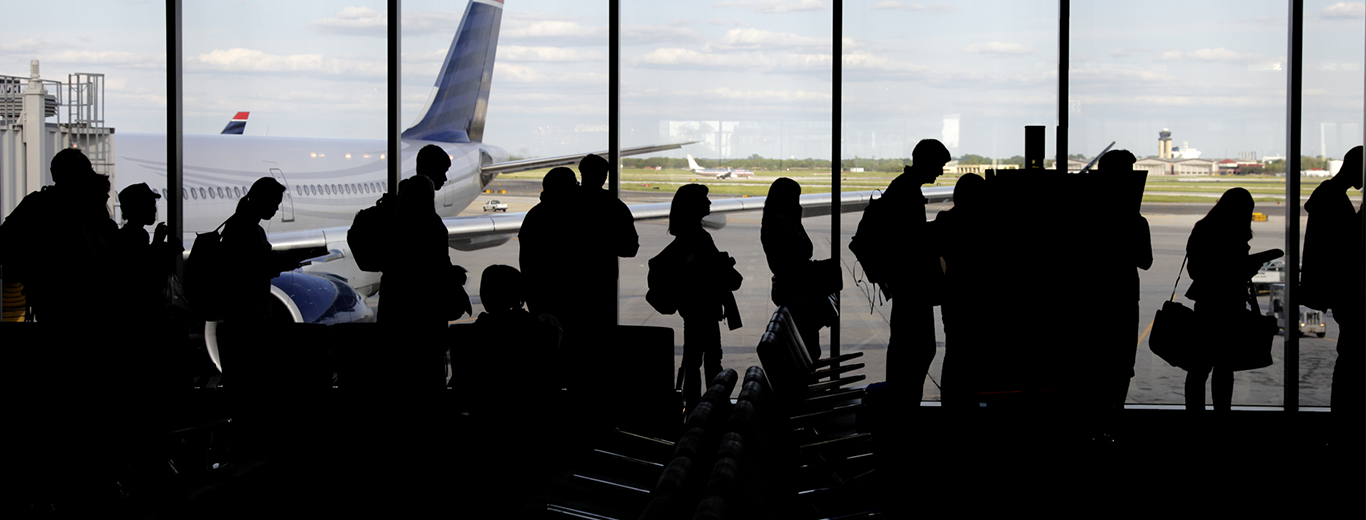 people in airport