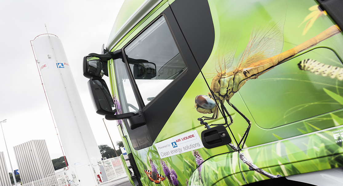 Natural gas to fuel trucks