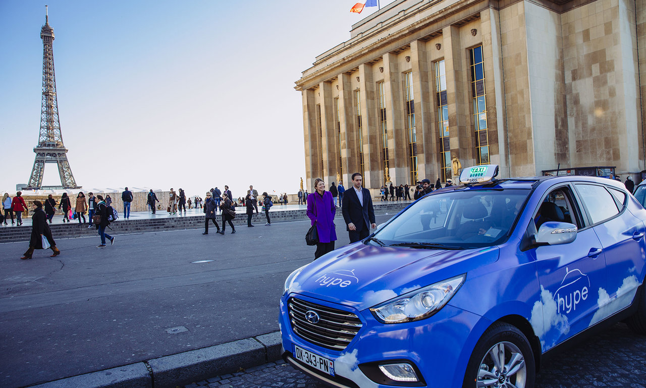 Hype taxi to Paris : hydrogen vehicle