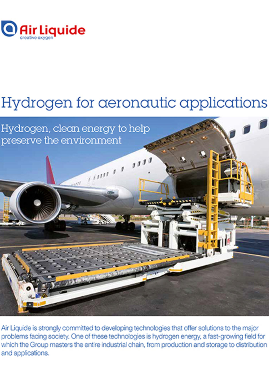 hydrogen for aicraft brochure cover