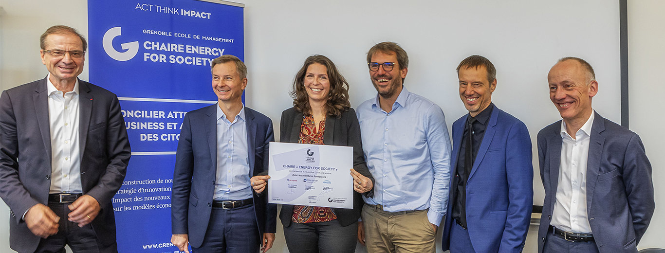 液化空气partners Grenoble École de Management's Energy for Society Chair © Bruno Moyen
