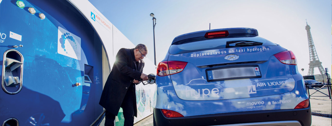 Hydrogen station in Paris